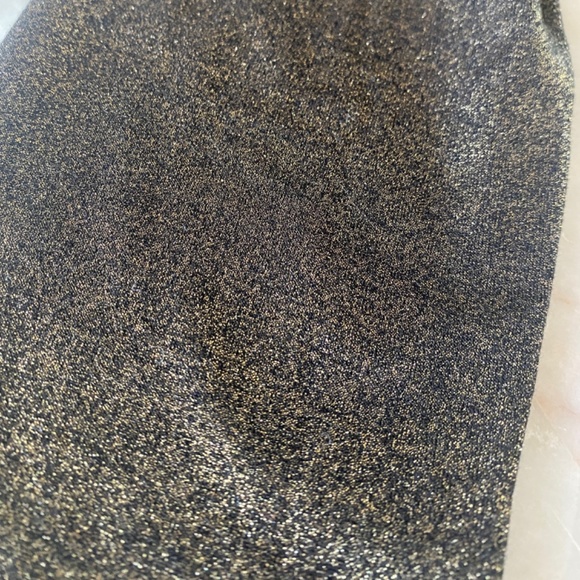 Metallic Lularoe Randy Baseball Tee Elegant Collection Gold & Black Ladies Small - Picture 8 of 8